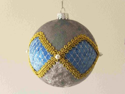 Boule de Noël velours